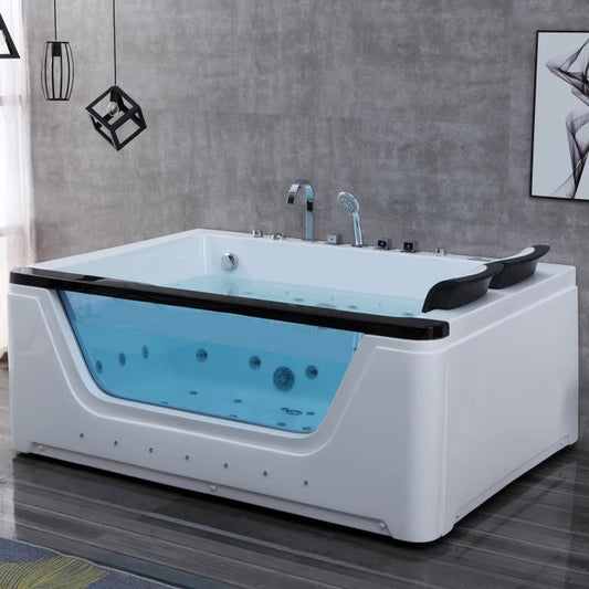 AquaVista™ Luxury Glass Whirlpool Bathtub