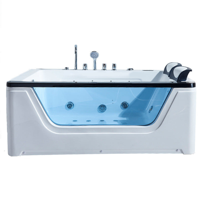 AquaVista™ Luxury Glass Whirlpool Bathtub