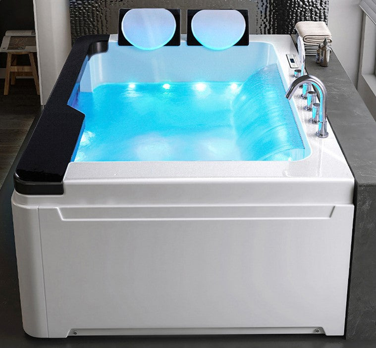 AquaVista™ Luxury Glass Whirlpool Bathtub